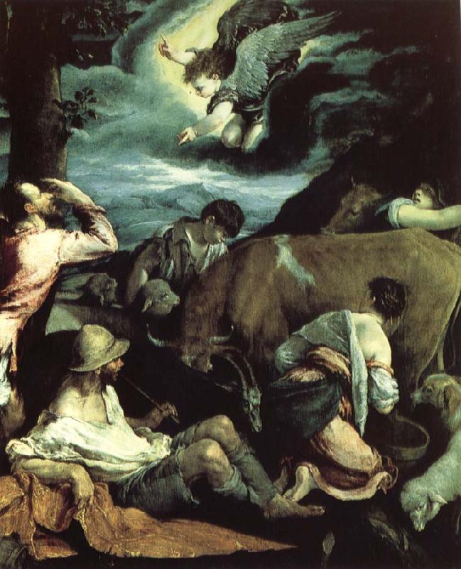 Jacopo Bassano The Annunciation to the Shepherds